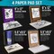 4-Pad Sketch Book and Drawing Paper Set (242 Sheets) - Sizes (5.5 x 8.5 and 9 x 12 Inch) Spiral Bound, Artist Drawing Pads for Mixed Media